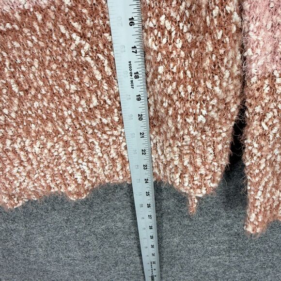LC Lauren Conrad Sweater Pullover Women XS Pink Striped Knit Turtleneck Acrylic - Picture 6 of 7